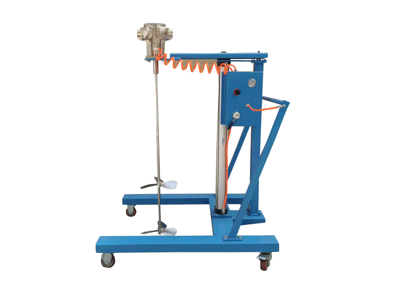 Mobile hand push high power mixer